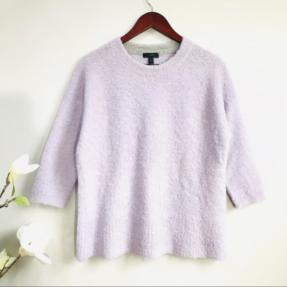 SOLD ❌ J Crew Lavender Alpaca Sweater - Size M
